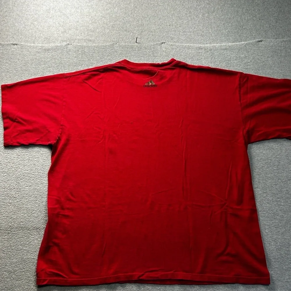 San Francisco 49ers Adidas T Shirt Mens 2XL Red‎ NFL Football Graphic Tee